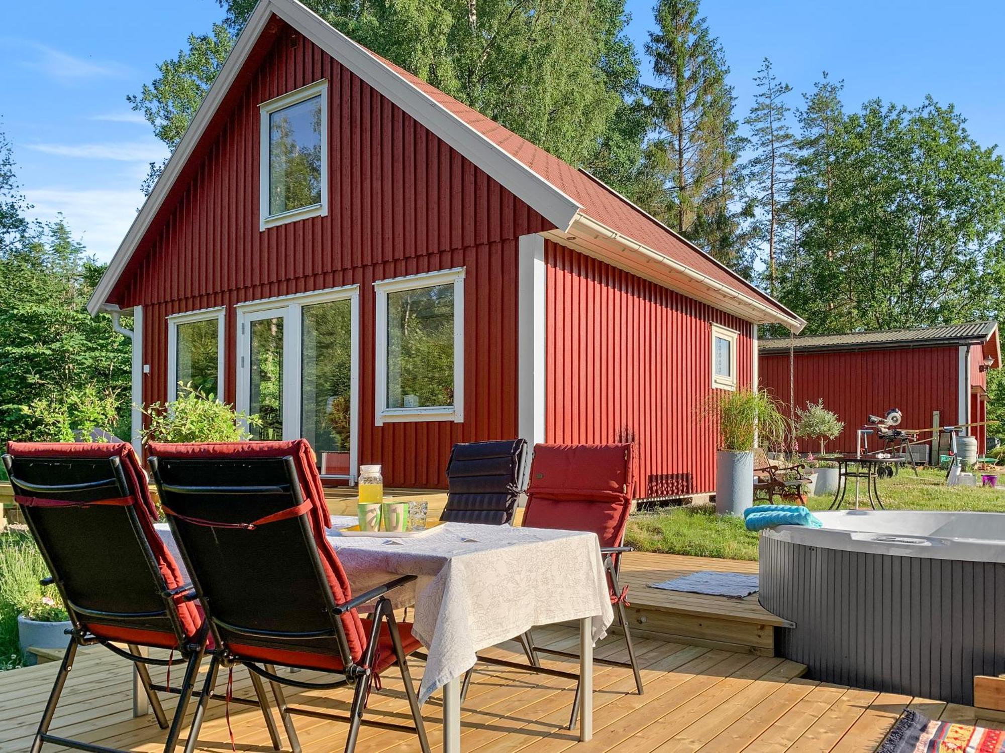 The Blomsholm Cabin - Load Your Electric Car Stromstad Luaran gambar